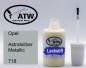 Preview: Opel, Astralsilber Metallic, 718: 20ml Lackstift, von ATW Autoteile West.